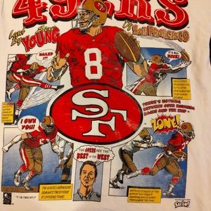 Vintage Steve Young 49ers T Shirt